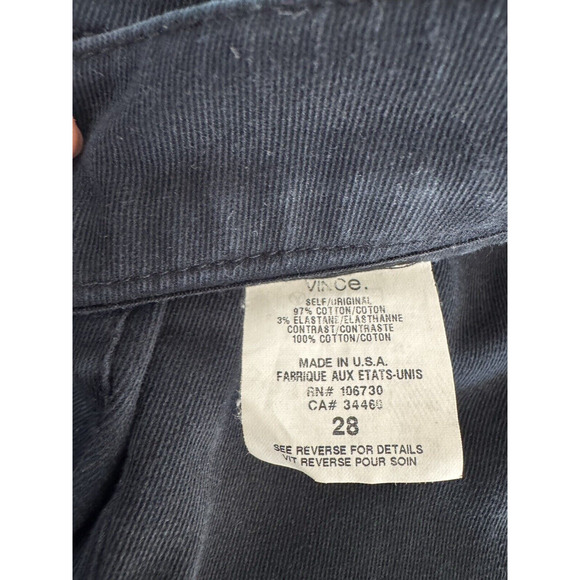 Vince Black Bermuda Shorts Classic Timeless Luxury Designer Preppy Retro 28 - Picture 4 of 6